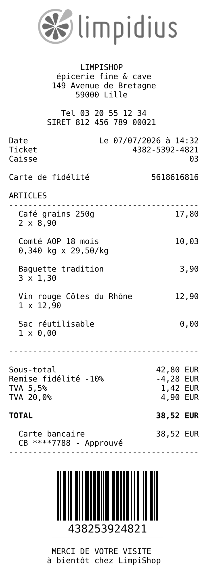 Document generated by Socrate